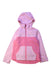 A Pink Rain Jackets from Columbia in size 4T for girl. (Front View)