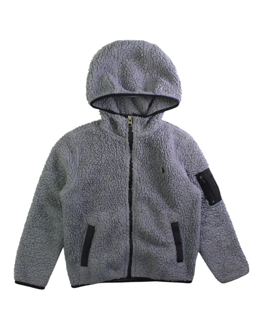 A Grey Lightweight Jackets from Polo Ralph Lauren in size 5T for boy. (Front View)