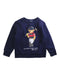 A Navy Crewneck Sweatshirts from Polo Ralph Lauren in size 4T for boy. (Front View)