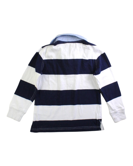 A White Long Sleeve Polos from Polo Ralph Lauren in size 3T for boy. (Back View)