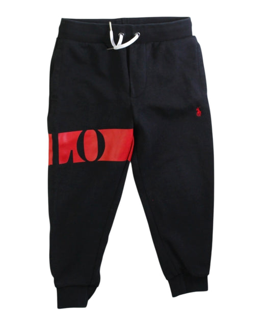 A Black Sweatpants from Polo Ralph Lauren in size 4T for boy. (Front View)