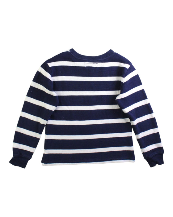 A Navy Long Sleeve Tops from Polo Ralph Lauren in size 5T for boy. (Back View)