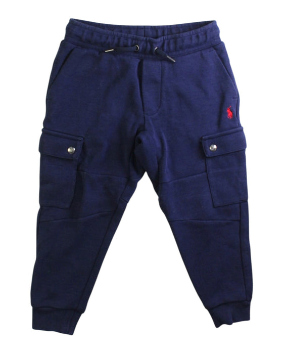 A Navy Sweatpants from Polo Ralph Lauren in size 3T for boy. (Front View)