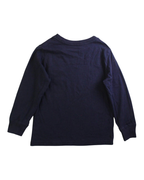 A Navy Long Sleeve T Shirts from Polo Ralph Lauren in size 4T for boy. (Back View)