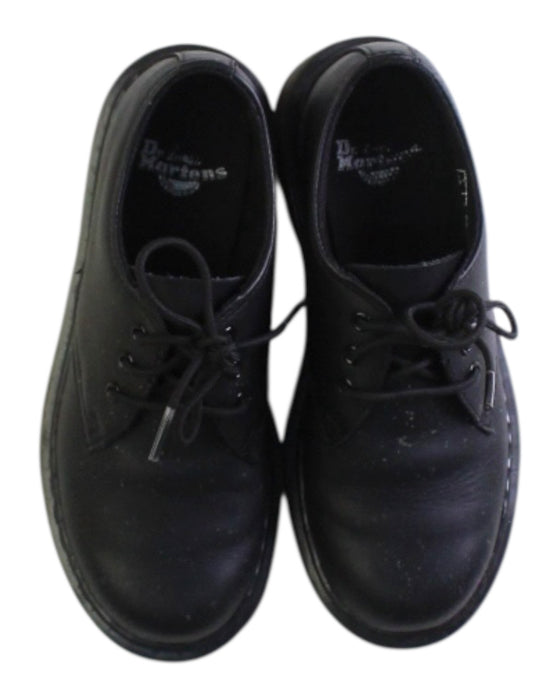 A Black Dress Shoes from Dr. Martens in size 7Y for boy. (Back View)