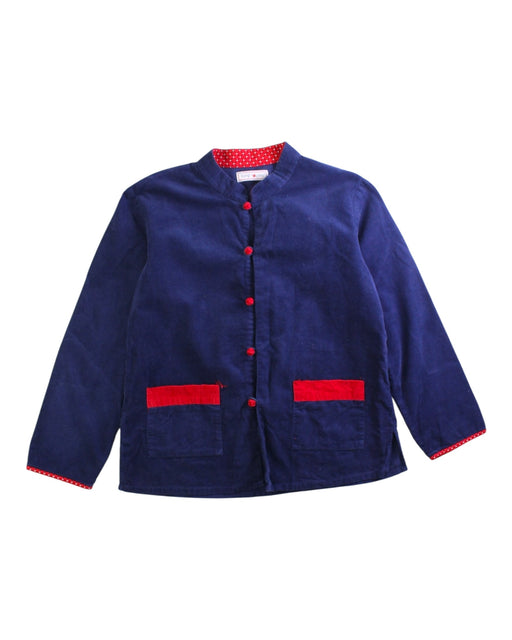 A Navy Lightweight Jackets from Tang'Roulou in size 8Y for boy. (Front View)