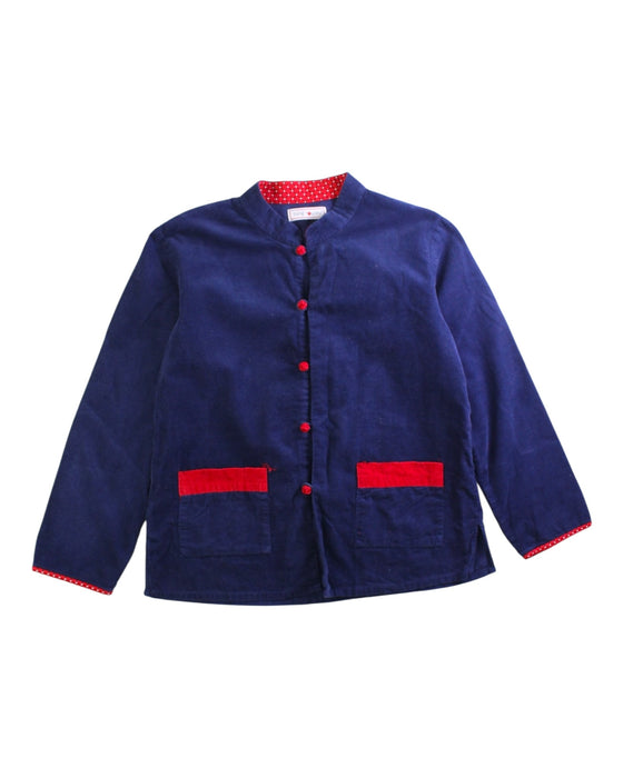 A Navy Lightweight Jackets from Tang'Roulou in size 8Y for boy. (Front View)