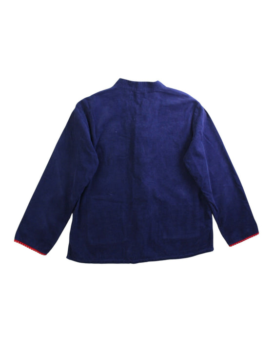 A Navy Lightweight Jackets from Tang'Roulou in size 8Y for boy. (Back View)