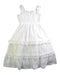 A White Sleeveless Dresses from Nicholas & Bears in size 6T for girl. (Back View)