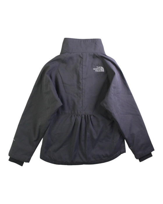 A Black Lightweight Jackets from The North Face in size 6T for girl. (Back View)
