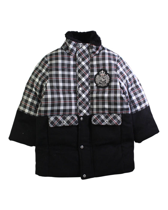 A Black Puffer/Quilted Coats & Outerwear from Nicholas & Bears in size 6T for girl. (Front View)