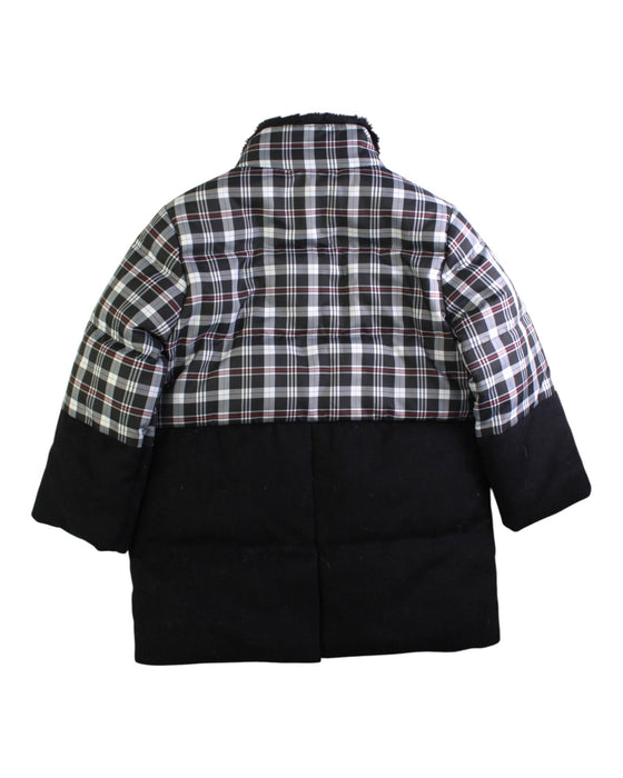 A Black Puffer/Quilted Coats & Outerwear from Nicholas & Bears in size 6T for girl. (Back View)
