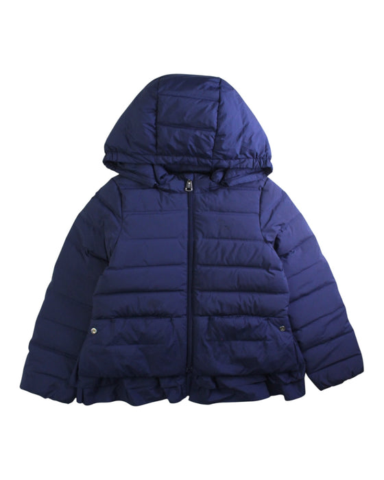 A Navy Puffer/Quilted Coats & Outerwear from Kingkow in size 6T for girl. (Front View)