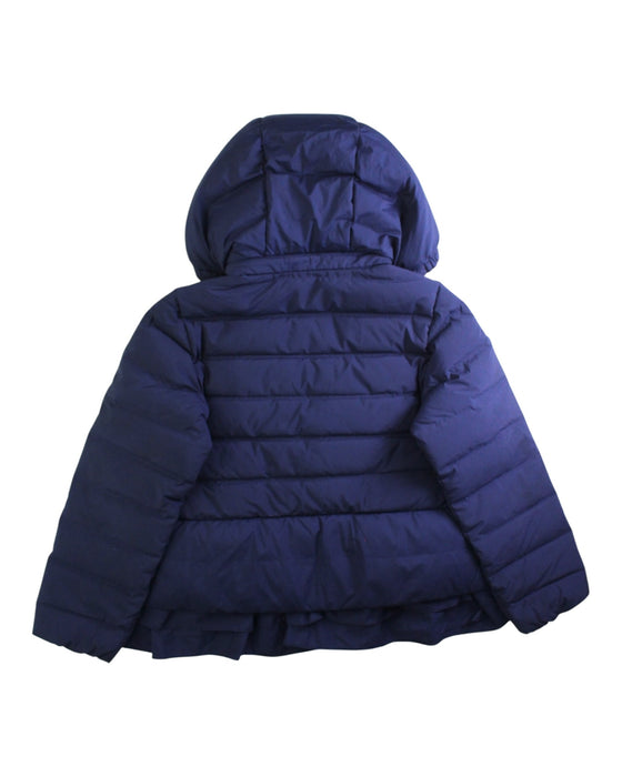 A Navy Puffer/Quilted Coats & Outerwear from Kingkow in size 6T for girl. (Back View)
