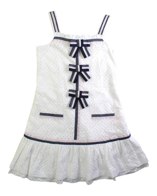 A White Sleeveless Dresses from Nicholas & Bears in size 8Y for girl. (Front View)