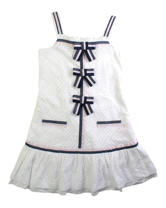 A White Sleeveless Dresses from Nicholas & Bears in size 8Y for girl. (Front View)