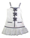 A White Sleeveless Dresses from Nicholas & Bears in size 8Y for girl. (Front View)