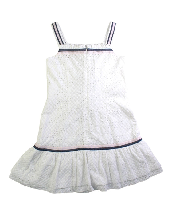 A White Sleeveless Dresses from Nicholas & Bears in size 8Y for girl. (Back View)