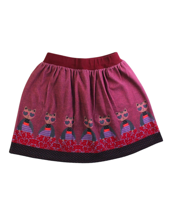 A Pink Short Skirts from Momonittu in size 12Y for girl. (Front View)