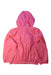 A Pink Lightweight Jackets from K-Way in size 4T for girl. (Back View)