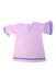 A Pink Short Sleeve Dresses from Janie & Jack in size 4T for girl. (Back View)