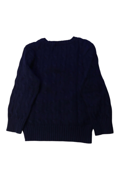 A Navy Knit Sweaters from Polo Ralph Lauren in size 3T for boy. (Back View)