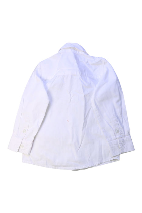 A White Long Sleeve Shirts from Monsoon in size 2T for boy. (Back View)