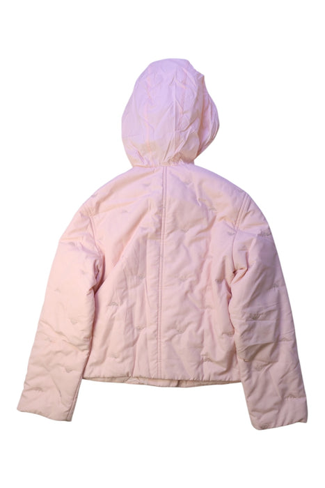 A Pink Puffer/Quilted Coats & Outerwear from Armani in size 6T for boy. (Back View)