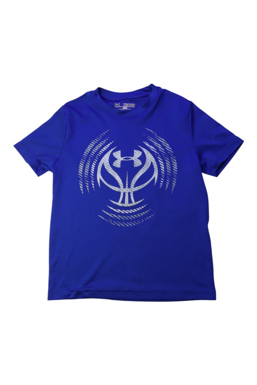 A Blue Active Tops from Under Armour in size 7Y for boy. (Front View)
