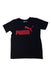 A Black Short Sleeve T Shirts from Puma in size 8Y for boy. (Front View)