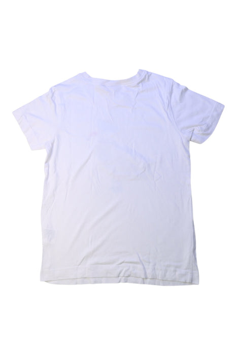 A White Short Sleeve T Shirts from Kingkow in size 8Y for boy. (Back View)