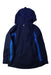 A Blue Rain Jackets from Mountain Warehouse in size 5T for boy. (Back View)