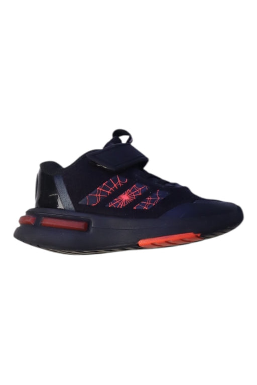 A Navy Sneakers from Adidas in size 5T for boy. (Front View)