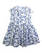 A Blue Short Sleeve Dresses from Petit Bateau in size 6T for girl. (Front View)