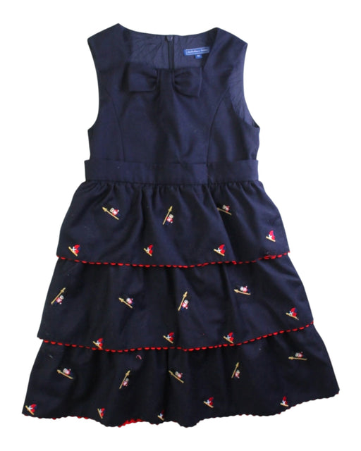 A Navy Sleeveless Dresses from Nicholas & Bears in size 4T for girl. (Front View)