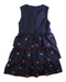 A Navy Sleeveless Dresses from Nicholas & Bears in size 4T for girl. (Back View)