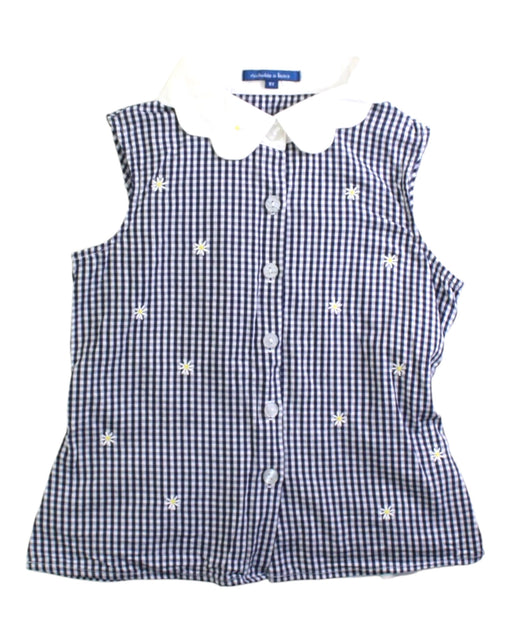 A Blue Sleeveless Shirts from Nicholas & Bears in size 6T for girl. (Front View)
