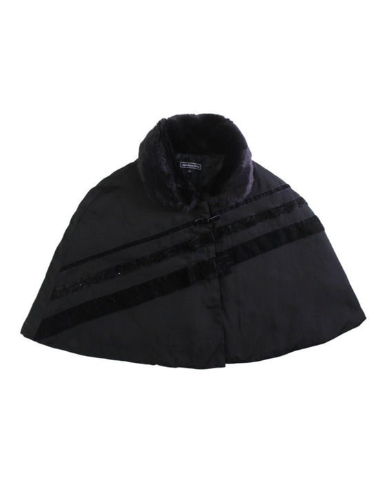 A Black Capes & Ponchos from Nicholas & Bears in size 6T for girl. (Front View)