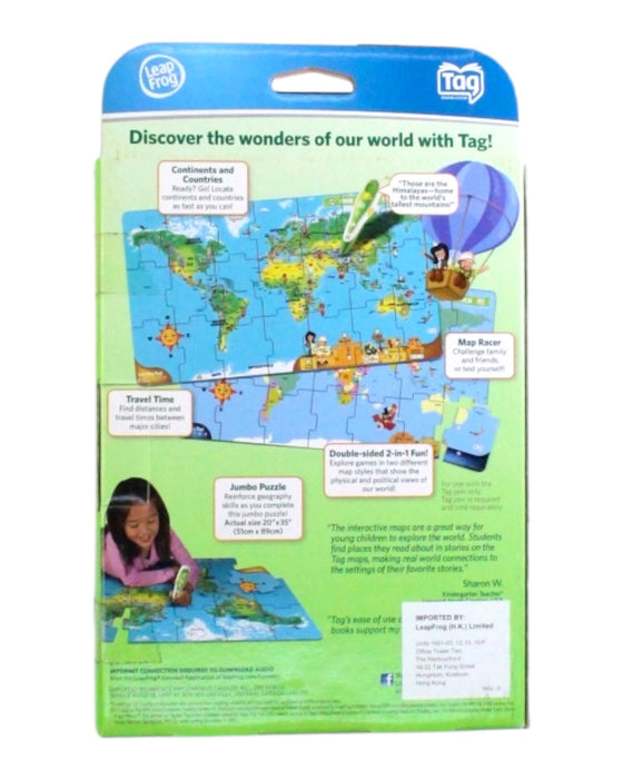 A Multicolour Board Games & Puzzles from Leapfrog in size 4T for neutral. (Back View)