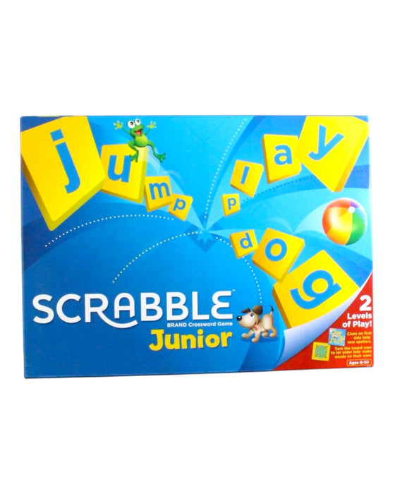 A Blue Board Games & Puzzles from Scrabble in size 6T for neutral. (Front View)