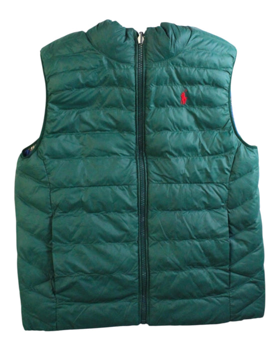 A Blue Outerwear Vests from Polo Ralph Lauren in size 8Y for boy. (Back View)
