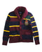 A Burgundy Cardigans from Polo Ralph Lauren in size 10Y for boy. (Front View)