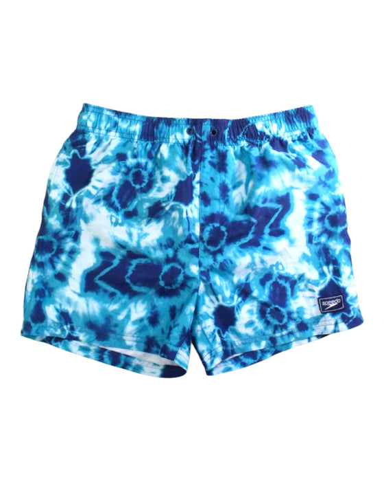 A Blue Swim Shorts from Speedo in size 11Y for boy. (Front View)