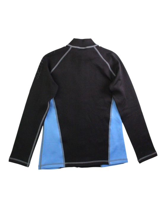 A Black Rash Guards from Minnex in size 10Y for neutral. (Back View)