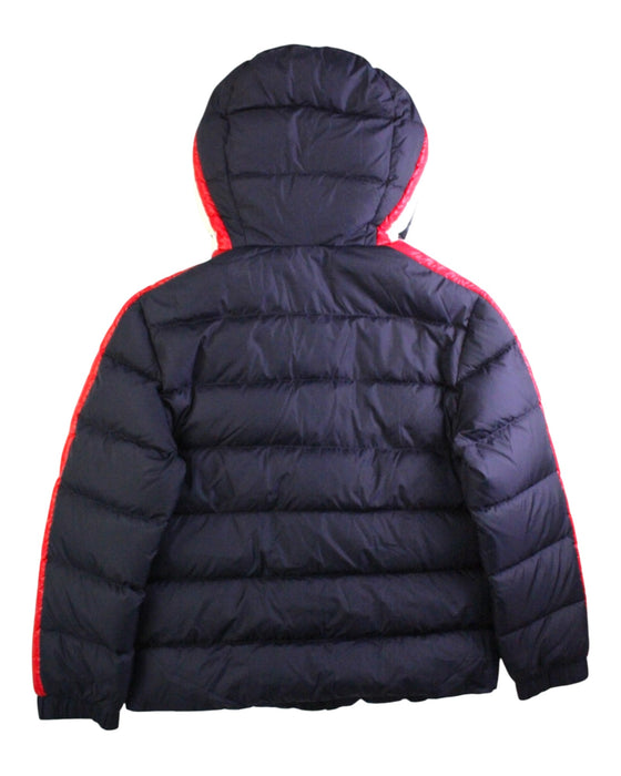 A Navy Puffer/Quilted Jackets from Moncler in size 10Y for neutral. (Back View)