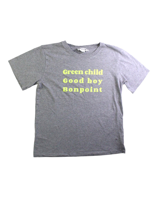 A Grey Short Sleeve T Shirts from Bonpoint in size 12Y for boy. (Front View)