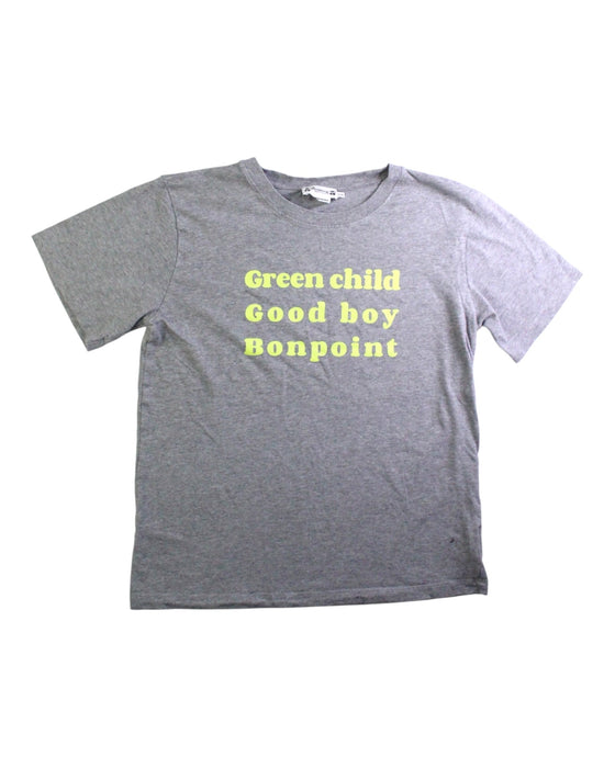 A Grey Short Sleeve T Shirts from Bonpoint in size 12Y for boy. (Front View)