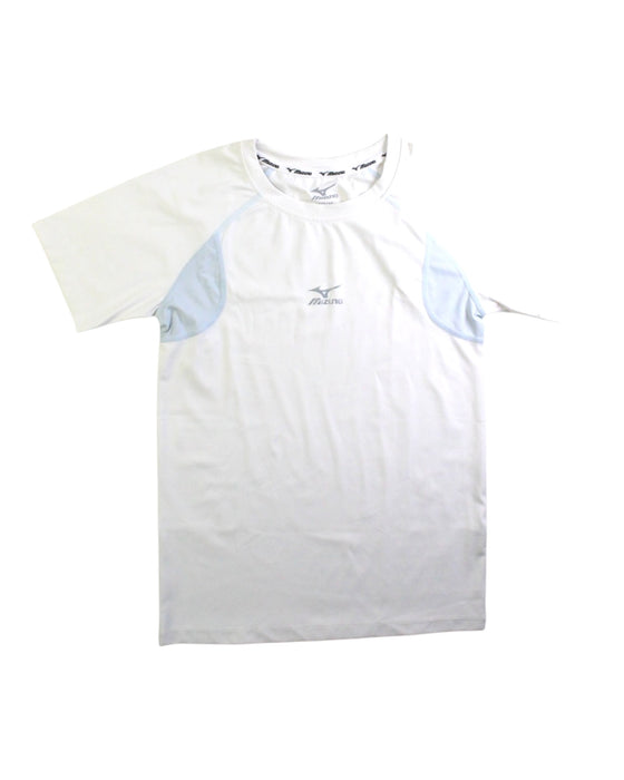 A White Short Sleeve T Shirts from Mizuno in size 10Y for neutral. (Front View)