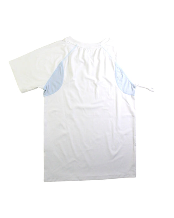 A White Short Sleeve T Shirts from Mizuno in size 10Y for neutral. (Back View)
