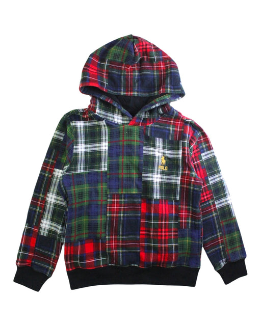 A Multicolour Hooded Sweatshirts from Polo Ralph Lauren in size 10Y for boy. (Front View)